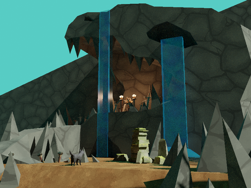 MoonFolkGames's tweet photo. ...papa? I'm sure the massive wolf skull shaped rock is just a coincidence... 😬🐺⚔️
#Sköll #Fenrir #indiedev #indiegame #norse https://t.co/WkAyu1fbU5