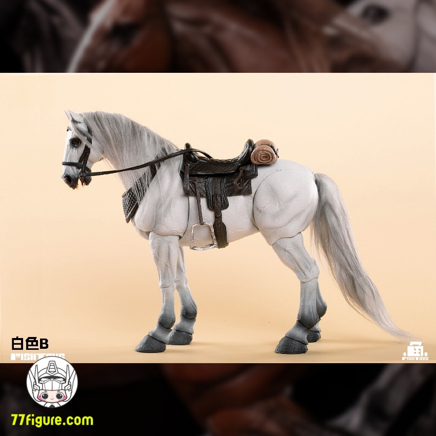 77figure's tweet photo. [先行販売] 魚卜イズ 「ウェイストランド」シリーズ白馬 B版 塗装済み可動フィギユア
全額：11200円（税込み）
--------
👇詳細・アップデートのリンク👇
https://t.co/LMCEVwMUBW

＃魚卜イズ ＃中華オリジナル ＃d20studio ＃FishToys ＃素体 ＃動物 ＃基本馬 ＃おもちゃ ＃馬 https://t.co/gtU05s6ahN