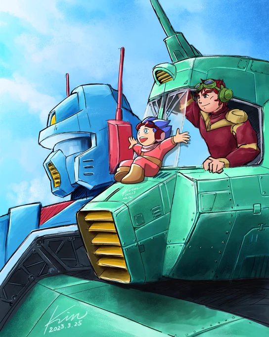 #俺のザブングルはカッコイイキャラを描き足していくつもり 