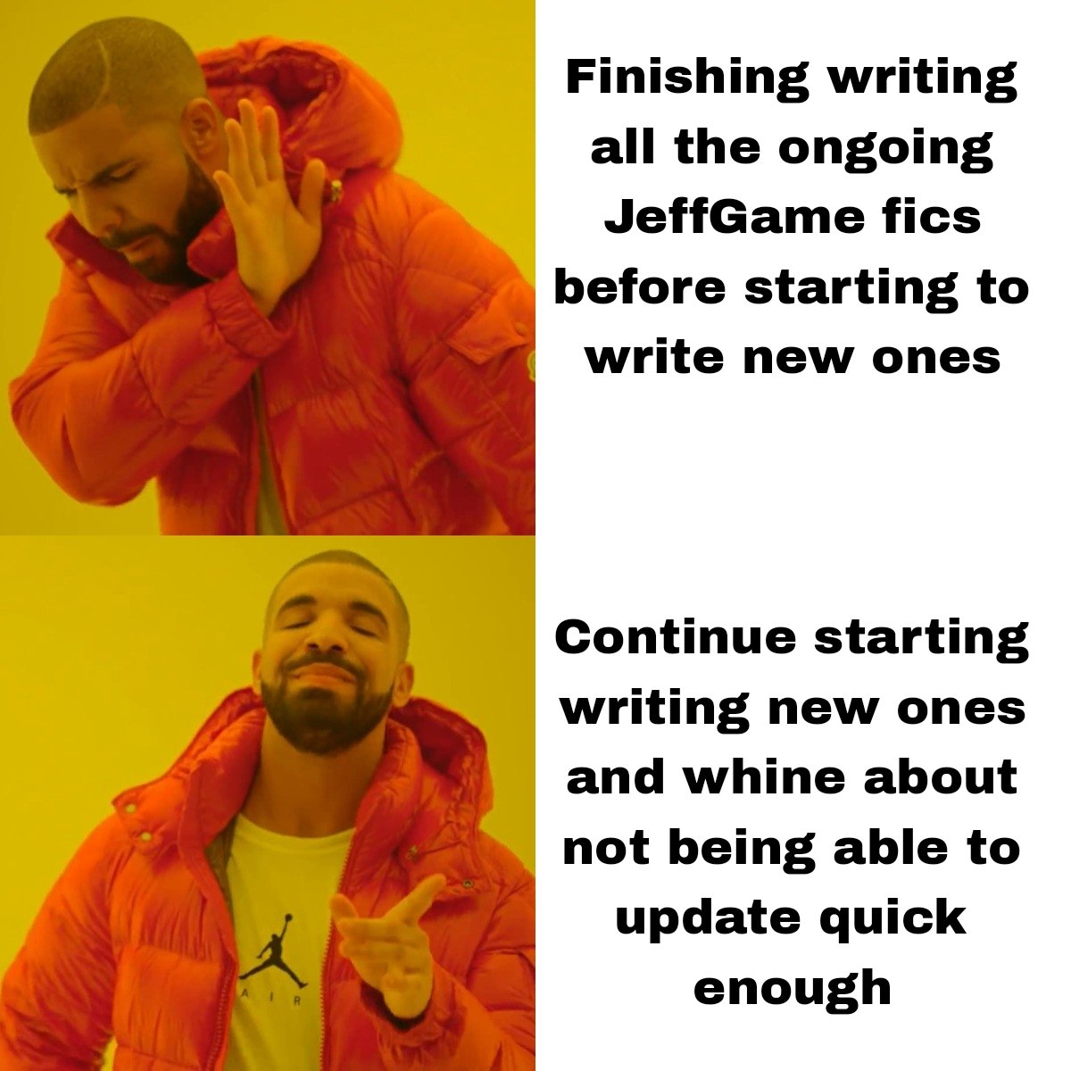 in_tocha's tweet photo. #JeffGame has me in a chokehold. I have several docs that I started writing and haven't even published yet, and I already came up with a new one today 😂 https://t.co/TkAsdW9JDf