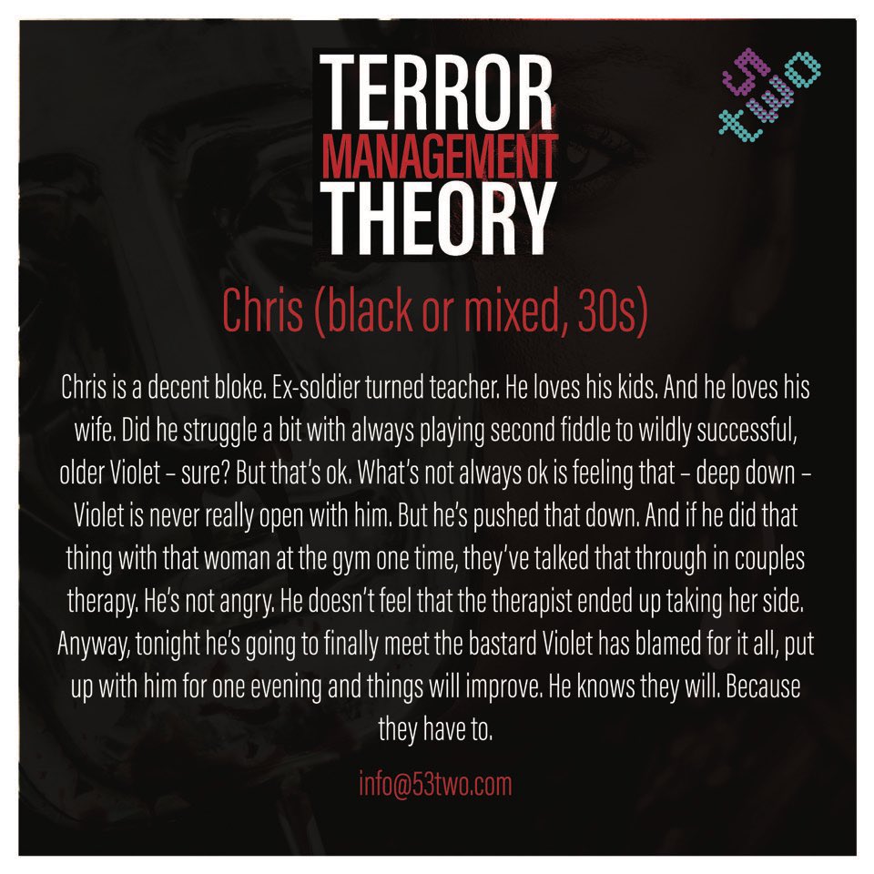 53two's tweet image. 🚨PAID CASTING🚨 An incredible piece is coming to 53two in September! Do you fit the brief or know someone who does? Get in touch!! Please share far and wide!! 💙💜
#theatre #manchester #actors