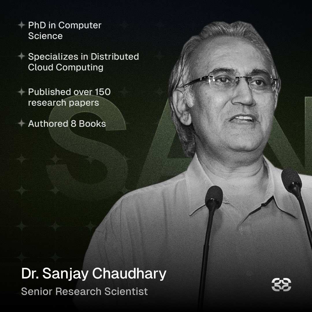 BeyondOS_xyz's tweet image. Thrilled to announce Dr. Sanjay Chaudhary as our new Senior Research Scientist at Beyond Network! 🎉

With a PhD in Computer Science, 150+ research papers, and 8 books under his belt, Dr. Chaudhary is a powerhouse in Distributed Cloud Computing.

His expertise will supercharge…
