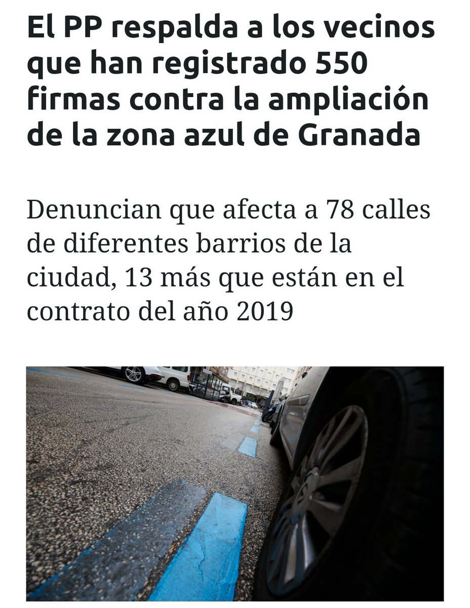 👀 El modus operandi del <a href="/aytogr/">Ayuntamiento de Granada</a>: 

🅿️🟦 Mientras estás de vacaciones y <a href="/marifrangr/">Marifran Carazo</a> en China te colocan una zona azul para darte la sorpresa cuando vuelvas al trabajo

😰 Parece que el <a href="/ppgranada/">PP Granada</a> solo se acuerda de los vecinos cuando se encuentran en la oposición ⬇️⬇️⬇️ (2022)