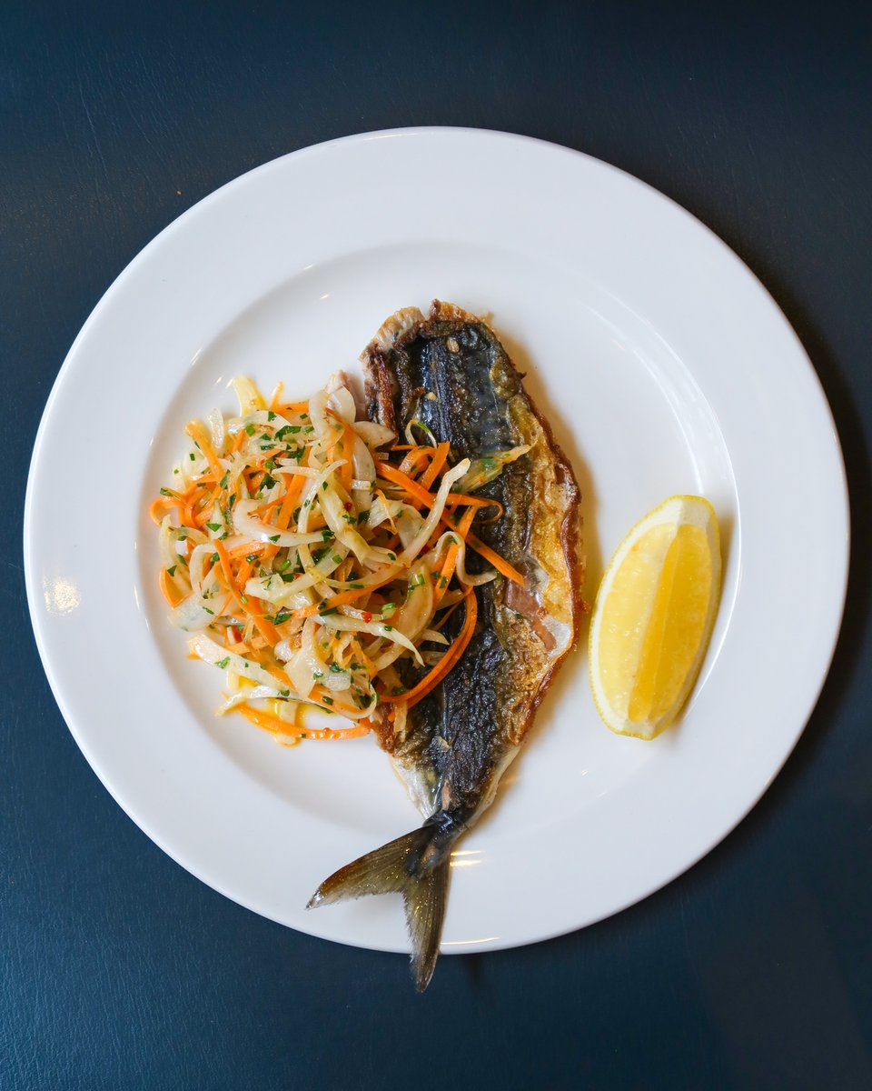 We find the richness of pan-fried mackerel goes well with a light and crunchy summer slaw. Calabrian chilli in the dressing brings just the right amount of kick. 

A perfect plate for the summer July sunshine.