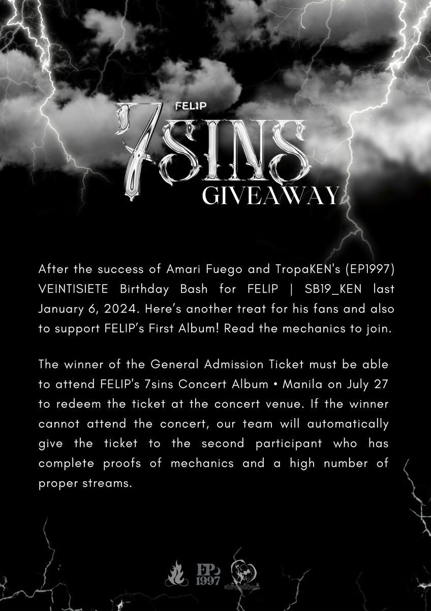 ep1997_'s tweet image. EPISODE 2 of 1997: 7sins GIVEAWAY!

After the success of Amari Fuego and TropaKEN's collaboration, we are now releasing another Episode of 1997.

@felipsuperior #FELIP_7sins