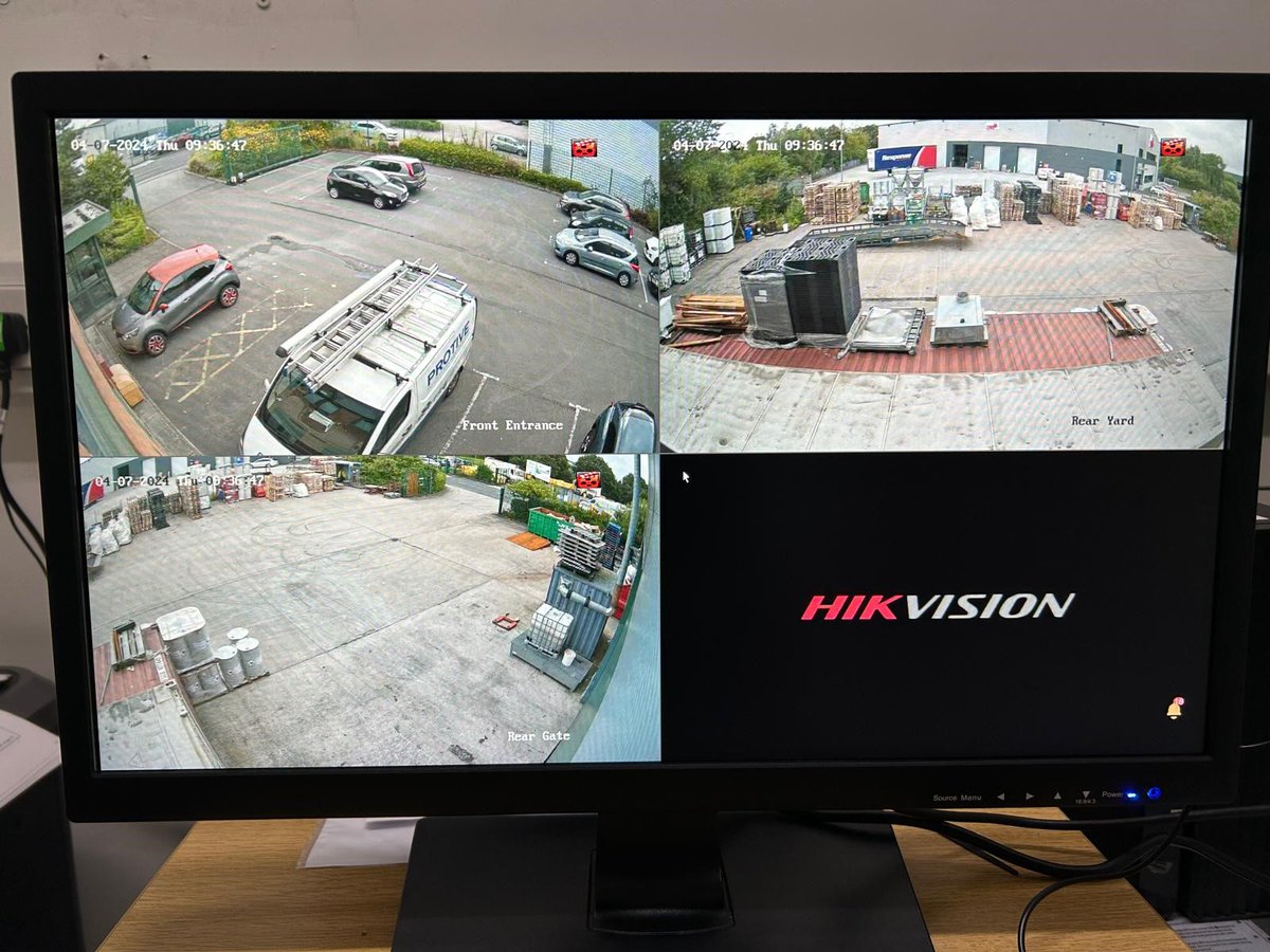 ProtiveSecurity's tweet image. New Hikvision 4 Megapixel IP Networked Security System with Monitoring on the External Elevations of Safic Alcan in St. Helens. #CCTV #Hikvision #IP #Networked protivesecurity.co.uk