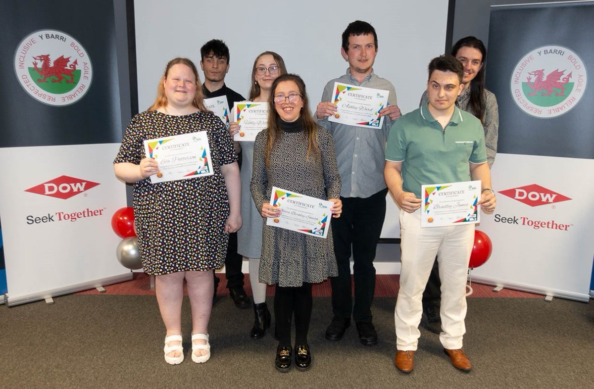 CAVC's tweet photo. Celebrating success: @CAVC On-SITE Supported Internship Graduation 2024 🎓

@dowsilicones @parkgatehotel @cardiffuni

Read more: https://t.co/nnBZgrWzy2 https://t.co/2GGjrFOcpe