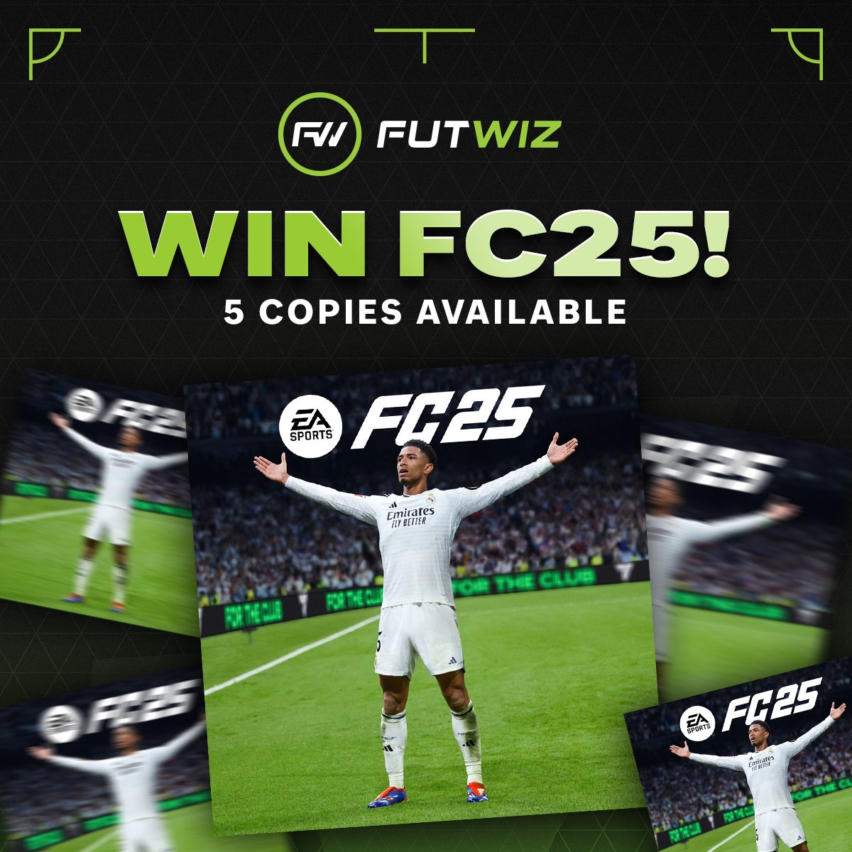 FC 25 GIVEAWAY TIME 🚨

The hype is here and a lot of new features to talk about!

All you need do to enter is ⤵️ 

- Like this post ❤️
- Help us make FUTWIZ better for you in #FC25 by filling in this short survey 💚
🔗 futwiz.site/FC25

Good luck! 🤝