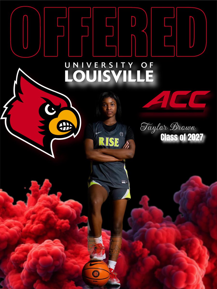 Taylor (Tay) Brown (@tayyybrown1) on Twitter photo After a great conversation with @villehoopcoach and <a href="/CoachJPineda24/">J Pineda 🇧🇸&🇨🇴</a> , I am blessed to receive an offer from the University of Louisville!! Thank you to the coaching staff for believing in me!! <a href="/CoachSRobinson/">Shay Robinson</a> <a href="/CoachJeffWalz/">@coachjeffwalz</a> #GoCards ❤️
<a href="/philly_rise/">Philly Rise</a> <a href="/klhoops/">Kevin Lynch</a> <a href="/UARaidersHoops/">Ursuline Academy Basketball</a> After a great conversation with @villehoopcoach and <a href="/CoachJPineda24/">J Pineda 🇧🇸&🇨🇴</a> , I am blessed to receive an offer from the University of Louisville!! Thank you to the coaching staff for believing in me!! <a href="/CoachSRobinson/">Shay Robinson</a> <a href="/CoachJeffWalz/">@coachjeffwalz</a> #GoCards ❤️
<a href="/philly_rise/">Philly Rise</a> <a href="/klhoops/">Kevin Lynch</a> <a href="/UARaidersHoops/">Ursuline Academy Basketball</a>