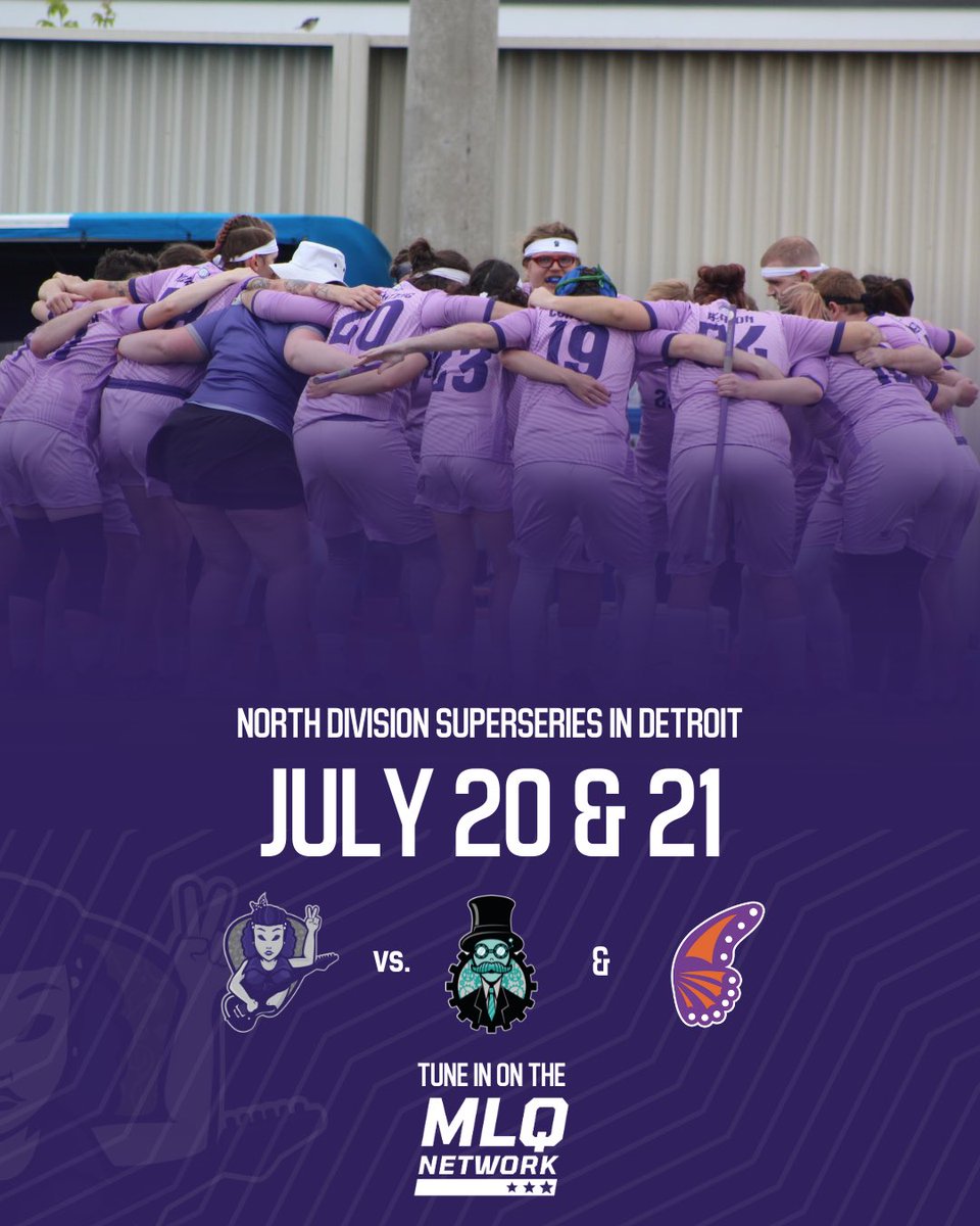 The tour continues 🤘 We’re headed up north this weekend for our last regular season games against Detroit Innovators and Minneapolis Monarchs

📍Trinity Health Sports Complex, Livonia, MI
⏰ 2 PM ET Saturday, 11 AM ET Sunday
🎟️ mlquadball.ticketleap.com/north-superser…
📺 youtube.com/live/uLiaTVVm-…