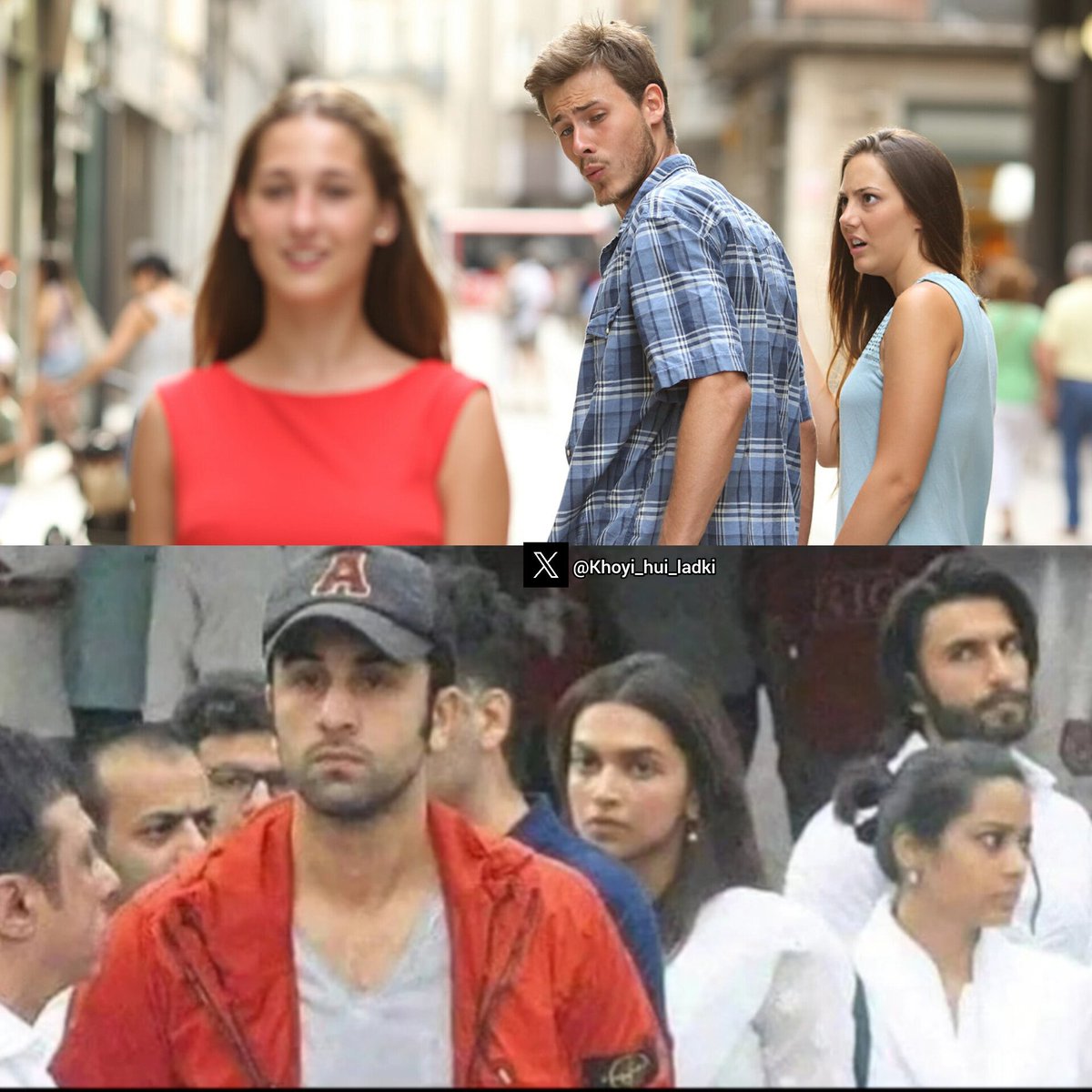 DilSeMemes's tweet photo. We got the Indian version of this meme 😭 https://t.co/q8hcZPdSfw