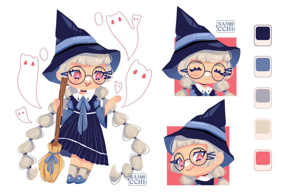 namocchiart's tweet photo. 🌟CHARACTER SHEET GIVEAWAY!!🌟

please like &amp; rt, drop reference of your OC's or favorite characters in the comments! 
I really like doing these chibi character sheets, i'd love to practice some more and give them away :')

I will pick TWO people randomly on july 24th💖 https://t.co/qUrDSCiaGS