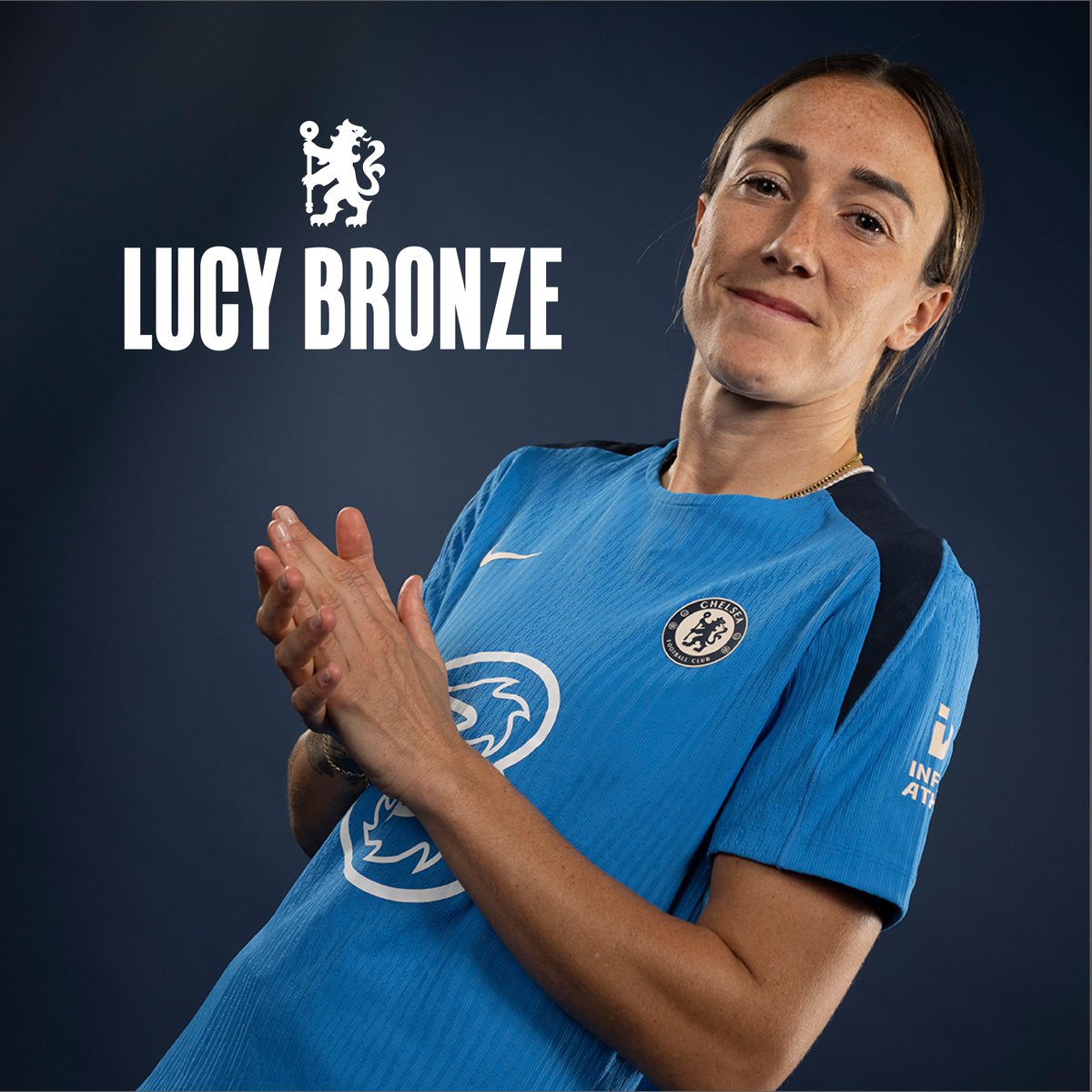 ChelseaFCW's tweet photo. The most decorated English women's footballer in history. 🏆