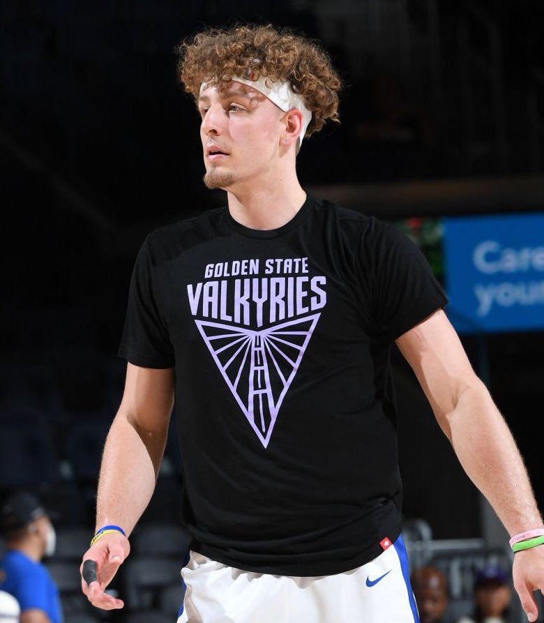 TheDunkCentral's tweet photo. The Golden State Warriors are not looking to trade Brandin Podziemski, per @anthonyVslater 

"They don't want to trade [Podziemski]. He's beloved organizationally...One of the rare aspects to him, compared to the Warriors' other recent picks, is Steve Kerr couldn't keep him off the floor as a rookie."

(Via @957thegame )