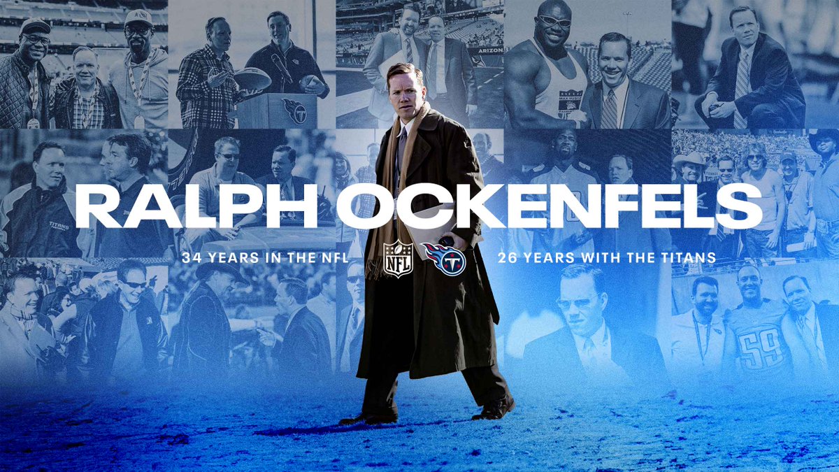 Longtime <a href="/Titans/">Tennessee Titans</a> executive Ralph Ockenfels retiring after 26 memorable seasons with the franchise.

“Ralph is a legend. I think he is on the Mount Rushmore of Titans business executives over the years."

STORY bit.ly/3zIGdzz