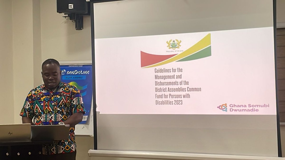 GhanaSomubi's tweet photo. Our workshop train made a stop in Ho last week where we convened district planning officers from Oti and Volta regions on Ghana’s disability commitments. and engaged social welfare officers on the revised DACF disability disbursement guidelines.
#SomubiFocus #SomubLearning https://t.co/aAyhlOsokg