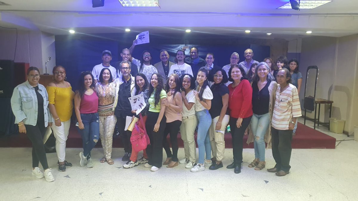 UPELMiranda's tweet photo. Premiación del II Festival de Teatro Breve Festebre 2024.

16 de julio de 2024. https://t.co/qAXUvMBCjm