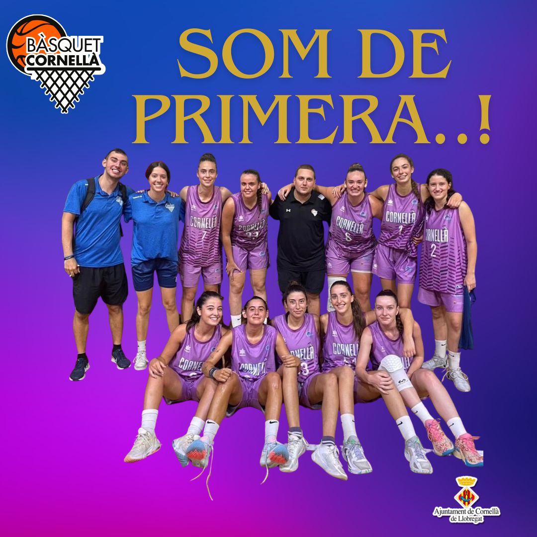 BasquetCornella's tweet photo. 𝙀𝙣𝙨 𝙘𝙤𝙢𝙥𝙡𝙖𝙪 𝙖𝙣𝙪𝙣𝙘𝙞𝙖𝙧 𝙦𝙪𝙚 𝙡𝙖 𝙩𝙚𝙢𝙥𝙤𝙧𝙖𝙙𝙖 𝙥𝙧ò𝙭𝙞𝙢𝙖 𝟮𝟰-𝟮𝟱 𝙚𝙡 𝙥𝙧𝙞𝙢𝙚𝙧 𝙚𝙦𝙪𝙞𝙥 𝙛𝙚𝙢𝙚𝙣í 𝙘𝙤𝙢𝙥𝙚𝙩𝙞𝙧à 𝙚𝙣 𝟭𝙖. 𝘾𝙖𝙩𝙖𝙡𝙖𝙣𝙖.

🔵 #somblaves  #somblaus #somfamiliablava #somCornellà #juntssommesforts #cbc2024 https://t.co/d9bGoDiHsi