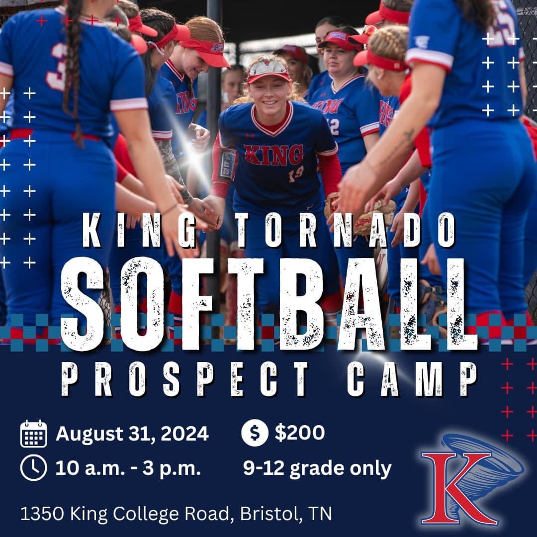 CAMP IS UP! SIGN UP! 
🌪️ 40 spots available 🌪️

LINK 👉🏽 visit.king.edu/event/578843?p…

#hUmanFirst