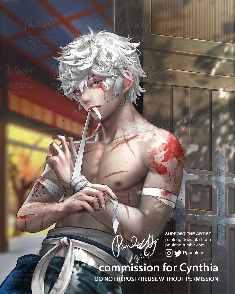 COMMISSION FOR CYNTHIA Hell's Paradise: Jigokuraku, Gabimaru the