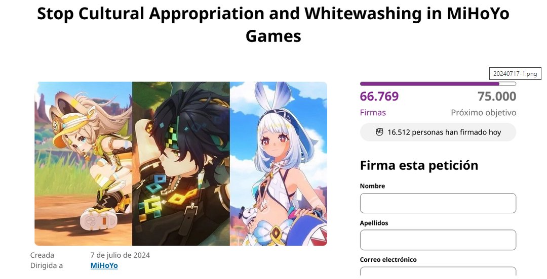 Estan haciendo juntada de firmas para que pongan personajes de "otras culturas" o dejen de usarlas. 

Voy a comenzar mi propia colecta para personajes Furros o minimo Kemonos (?).