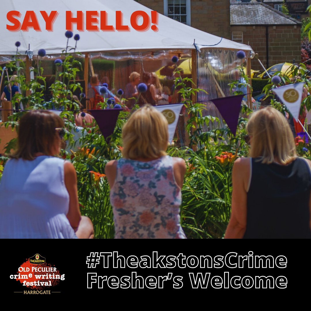 HarrogateFest's tweet photo. New to #TheakstonsCrime ? We're a friendly bunch, so please come and #SayHello ๐
Fresher's Welcome at the Masham Tent:
โฐThursday 18 July 6.30pm
โฐFriday 19 July 8.25am
โฐSaturday 20 July 8.25am
We can't wait to meet you! https://t.co/Ye7EgQ3Van