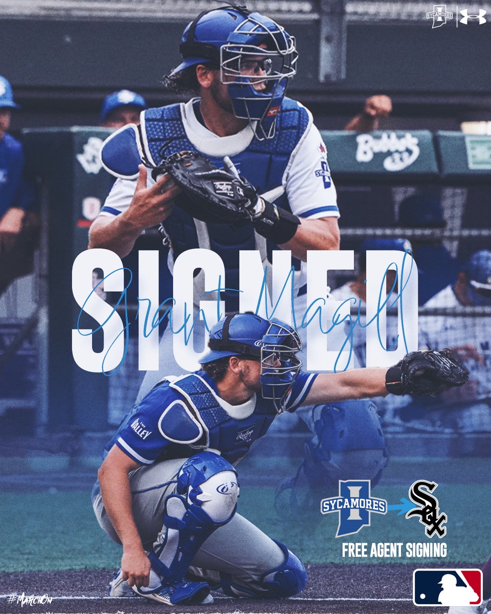 Indiana State Baseball (@indstbaseball) on Twitter photo The two-time MVC Defensive Player of the Year is getting a chance at the next level!
Congrats to <a href="/Magill_Grant/">Grant Magill</a> on his free agent deal with #WhiteSox
tinyurl.com/bd36dw2s
#MarchOn The two-time MVC Defensive Player of the Year is getting a chance at the next level!
Congrats to <a href="/Magill_Grant/">Grant Magill</a> on his free agent deal with #WhiteSox
tinyurl.com/bd36dw2s
#MarchOn