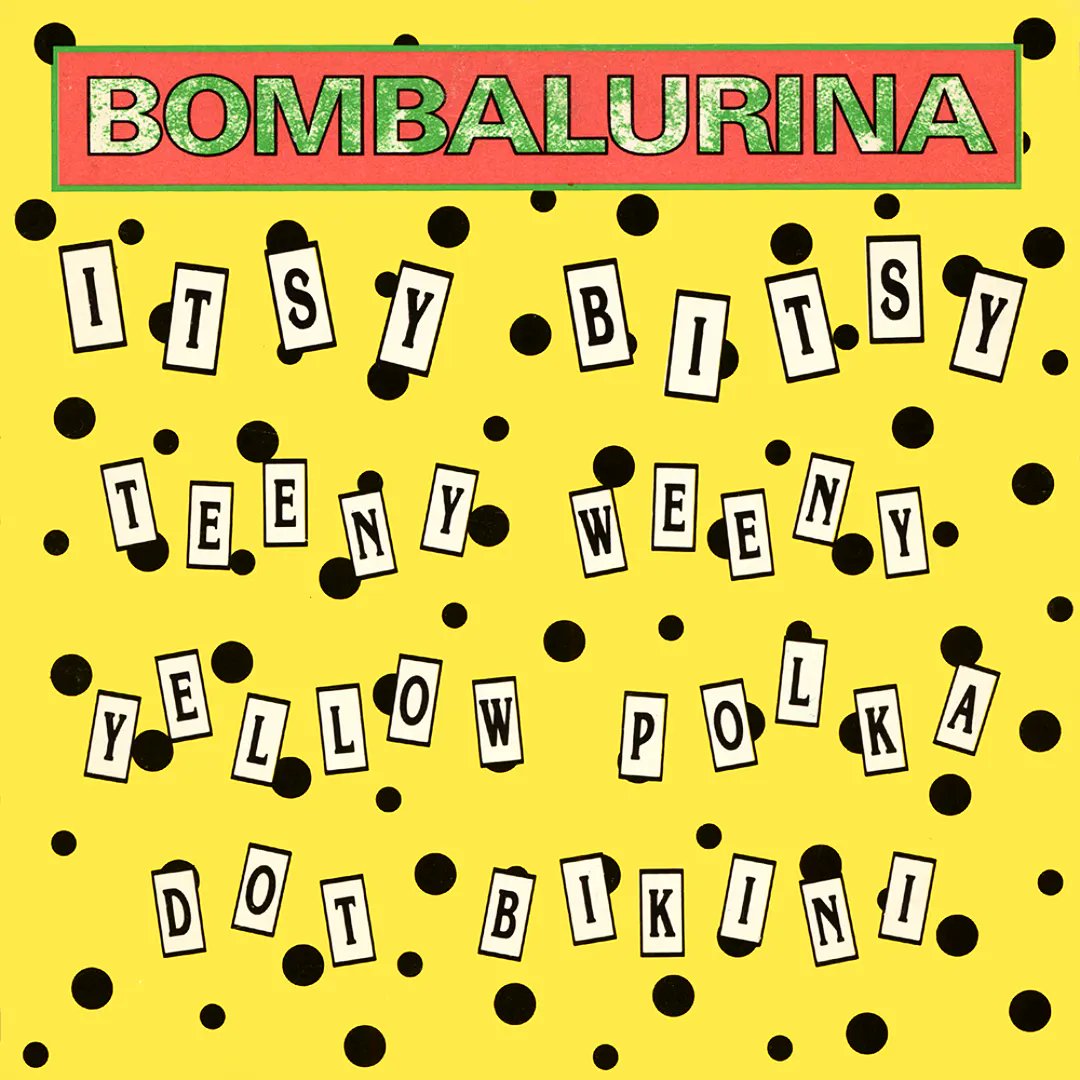 WhosThatGav's tweet image. #nowplaying #Bombalurina #TimmyMallett #ItsyBitsyTeenyWeenyYellowPolkaDotBikini 🎶