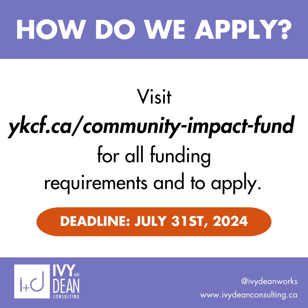 IvyDeanWorks's tweet photo. 💰Calling all non-profit + charitable organizations in the Yellowknife, NT area: applications for the YNCF's Community Impact Fund close in TWO WEEKS on July 31st! Visit https://t.co/ICi2884RG3 for all of the details  to apply! #fundingopportunity #nonprofitgrant #yellowknife https://t.co/EjkzM6btkY