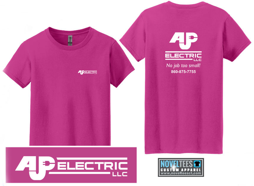 NovelTeesCT's tweet photo. This weeks favorite customer is AJP Electric. https://t.co/p5XZ8o5wgd