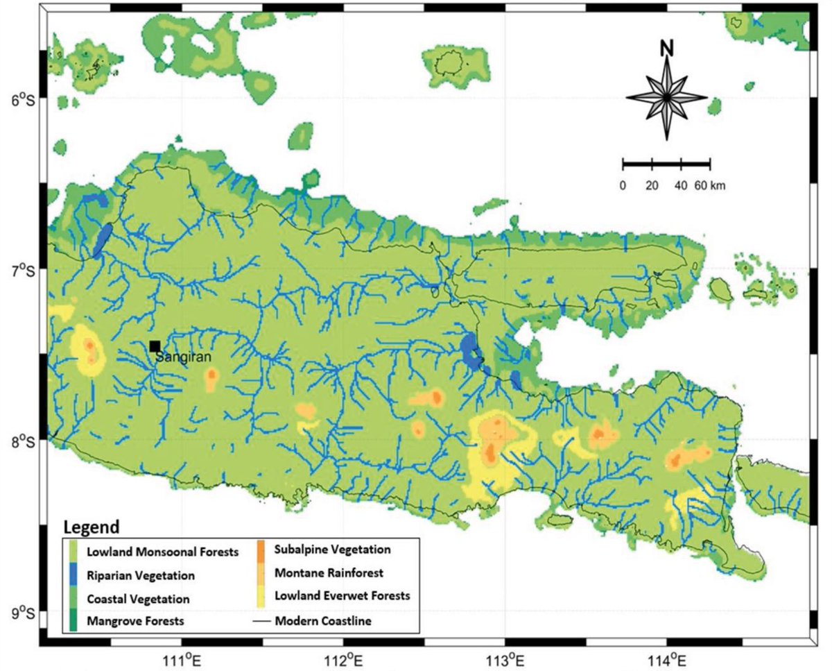 ROCEEH_news's tweet photo. Our latest paper discusses topography, climate, and vegetation in the eastern part of Java 1 million years ago. Hominin environments are reconstructed for a wider region instead of individual localities. Check it out here: https://t.co/R89fzUIRnV
It's open access https://t.co/NztvuhpTC8