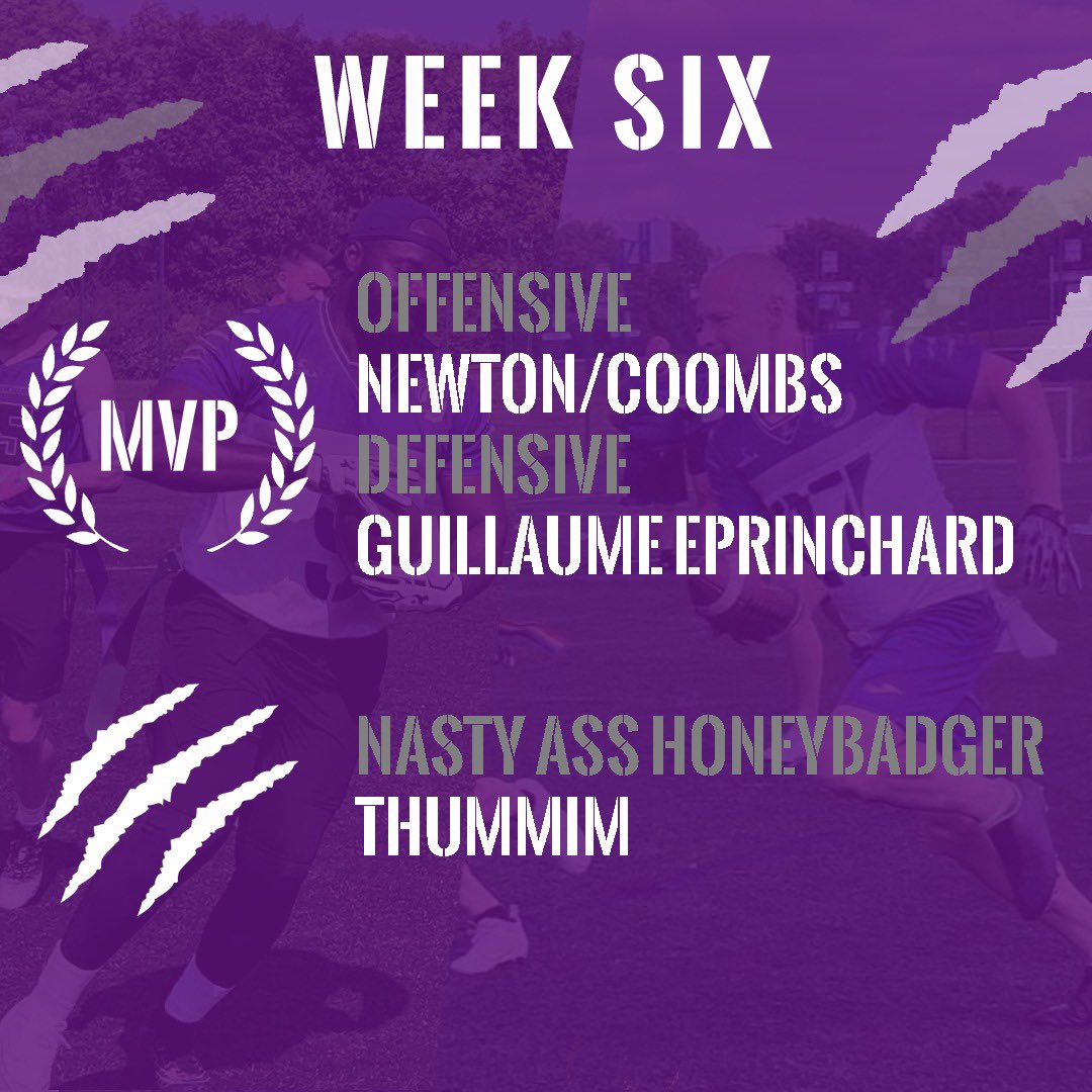 Mixed results at the weekend with a win against <a href="/SR_Stingrays/">Steel River Stingrays</a> and a defeat against an impressive West Yorkshire Warthogs side. Well played to our MVPs, one more week to go of the regular season #dontcare #bafa