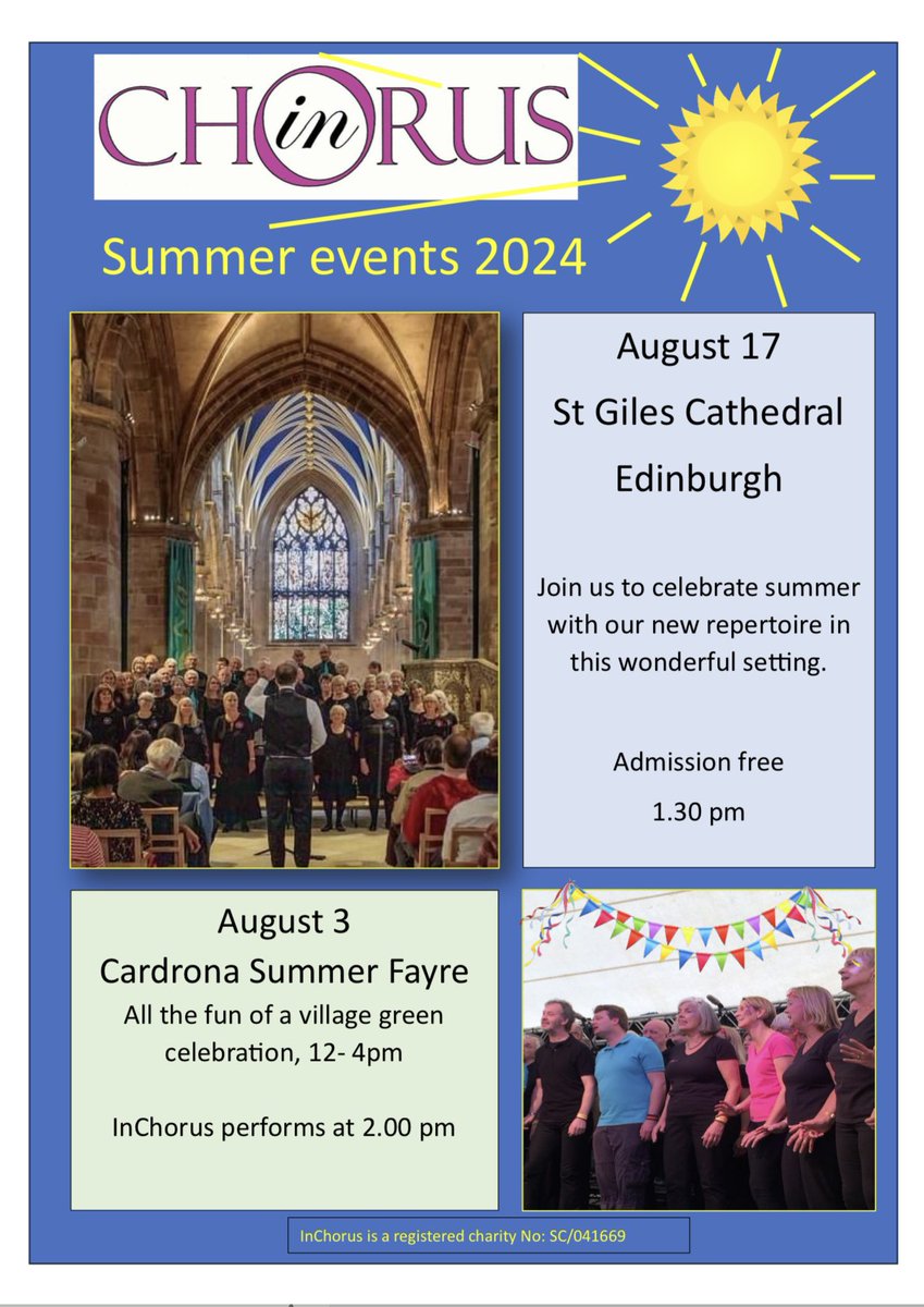 <a href="/StGilesHighKirk/">St Giles' Cathedral</a> <a href="/Cardrona_CVA/">CardronaVillage</a> <a href="/WhatOnEdinburgh/">What's On Edinburgh</a> <a href="/peeblesnews/">Peeblesshire News</a> Let us brighten up your day with our #Singing !