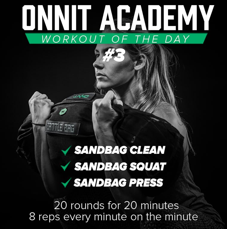blanderic's tweet photo. Onnit Academy Workout of The Day #3 – Sandbag Workout. Visit https://t.co/Wybi4CLovp

#workouts #workoutoftheday #workoutroutine #sandbagworkout #WorkoutWednesday #workout https://t.co/VeL8aiVMLb