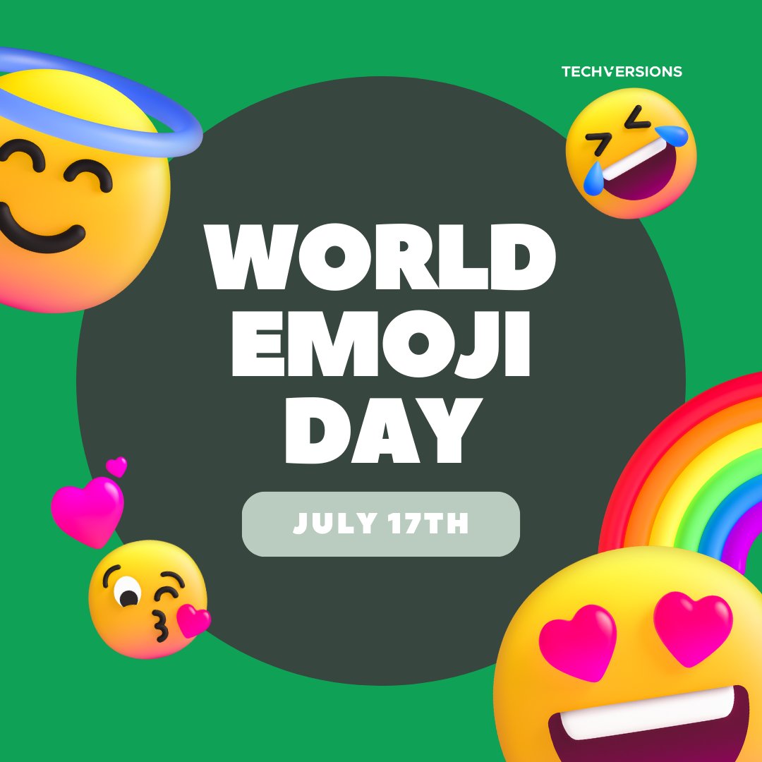 tech_versions's tweet image. Happy #WorldEmojiDay! Let's express ourselves in the language of emojis today! 🎉🌟 #EmojiFun #ExpressiveEmojis #WorldEmojiDay