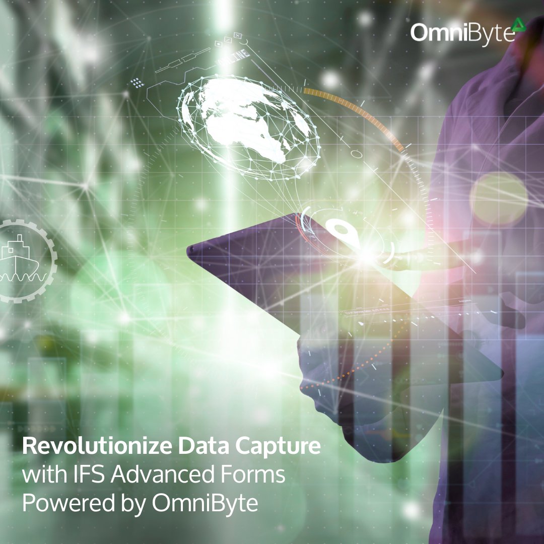 OmniByteTech's tweet image. Experience seamless integration and real-time data capture with IFS Advanced Forms powered by OmniByte. Streamline your workflows and boost operational efficiency. #DataIntegration #MobileWorkforce #IFSAdvancedForms