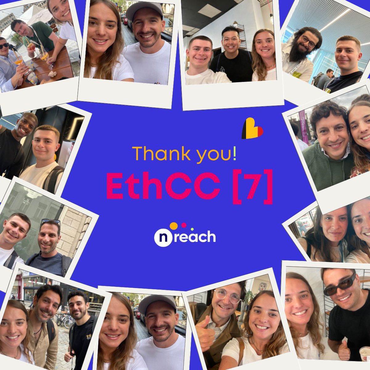 We might’ve broken the world record for most selfies at a #Web3 conference 😅 🚀 
Thanks for having us <a href="/EthCC/">EthCC - Ethereum Community Conference</a>! We had a 💥 
#EthCC2024 #EthCC #nReach 🚀 #Blockchain