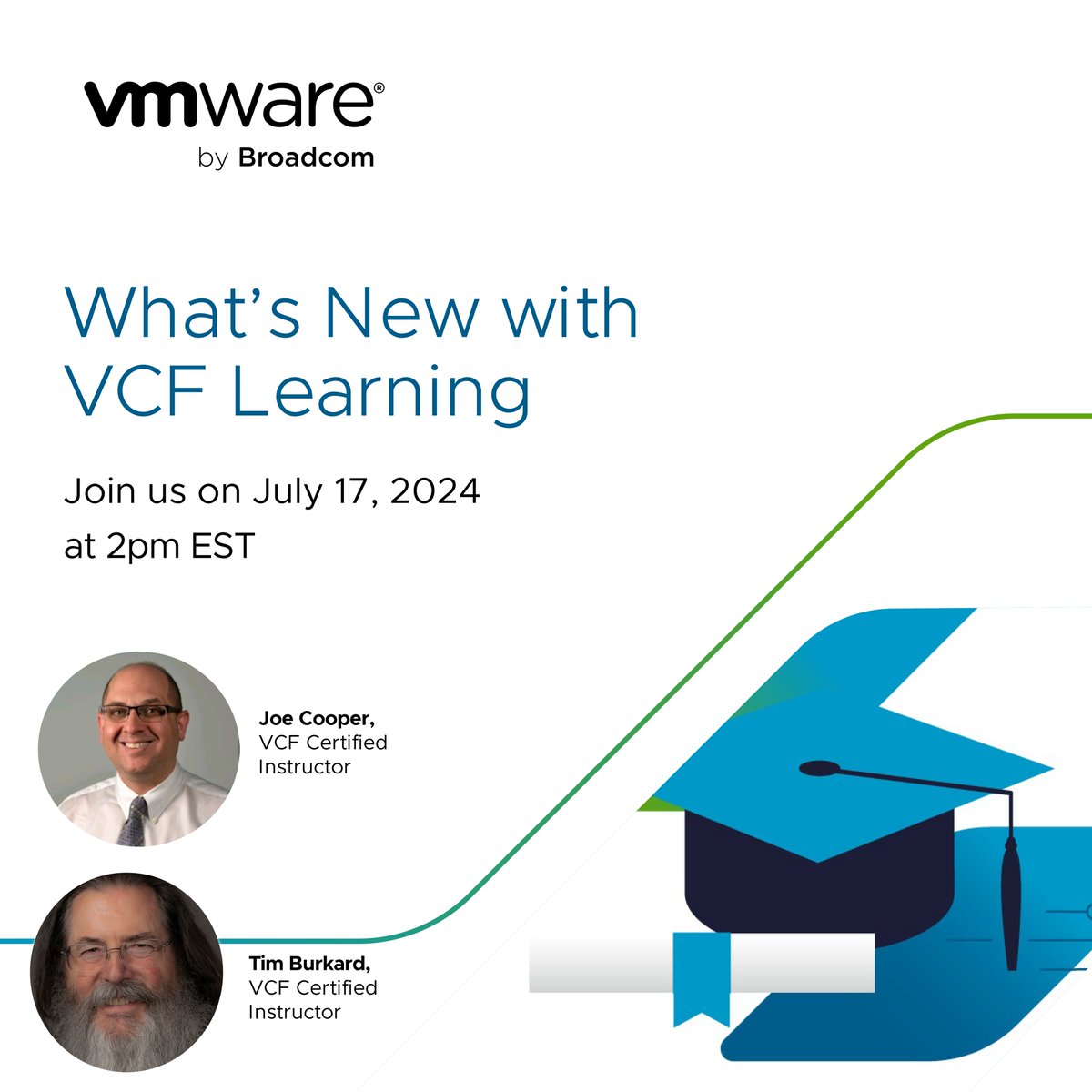 🌟 Today's the day! Join us at 1 PM CT for our webinar to explore the latest in #VCF Learning. 

Elevate your skills and stay competitive. Register now! brcm.tech/3S3X2LO