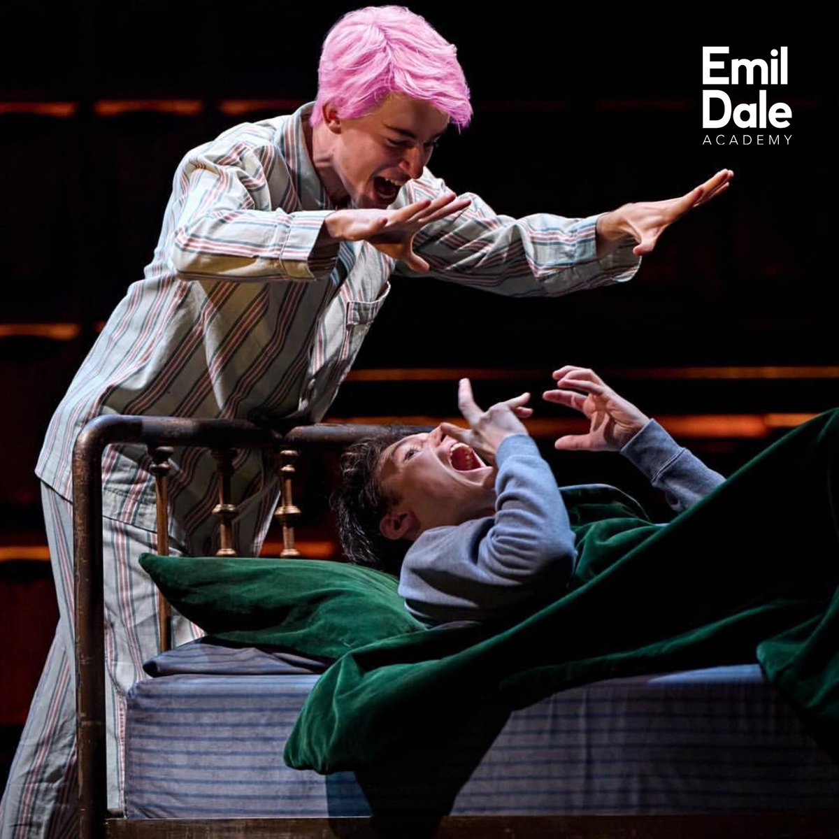 EmilDaleAcademy's tweet photo. We couldn't be more proud of Emil Dale Academy 2023 BA Hons graduate, Harry Acklowe who is currently starring in Harry Potter and the Cursed Child at The Palace Theatre as Scorpius Malfoy! What a magical first year in the industry it's been for you! ⭐️

#EmilDaleGrad #theatre #emildale #harrypotter #cursedchild