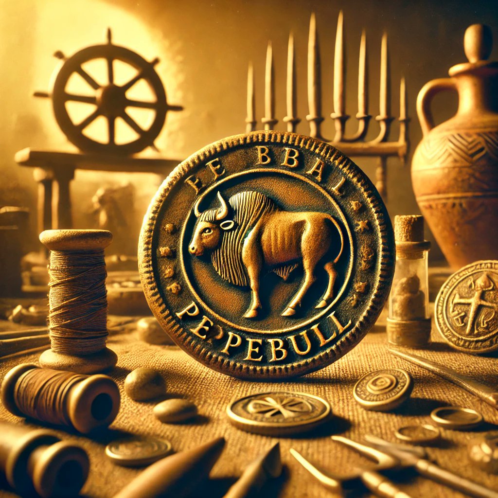 yunierhg's tweet image. Ancient societies relied on the #PepeBull coin, a pivotal tool for survival and growth. Used in trade and ceremonial offerings, it played a crucial role in humanity's journey towards civilization. The power of this coin is legendary! 🥩✨
$BEEF #CryptoMyth @Pepe0xbeef 🚀