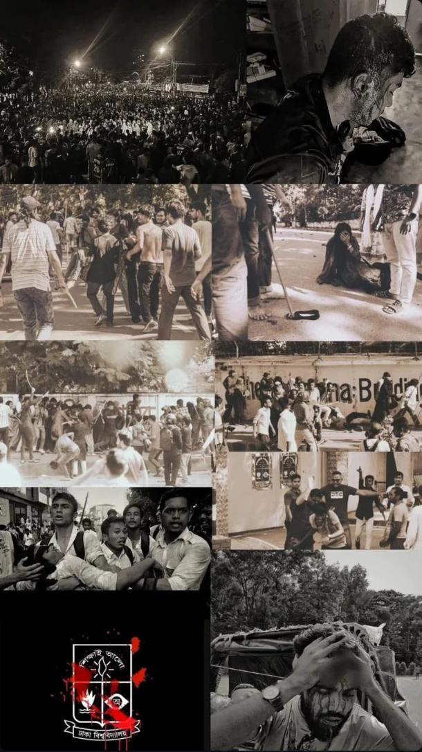 ALL EYES ON BANGLADESH 

#Save_Bangladeshi_students
#ALjazerra
#Bbcnews #CNN #TheWashingtonPost
#TheNewYorkTimes 
#BBC #AlJazeeraEnglish #TheWallStreetJournal
#CNBC #DhruvRathee #UnitedNations #NewYorkTimesOpinion
#ABCNews #NewYorkPost #ProjectNightfall
#QuotaReformProtest