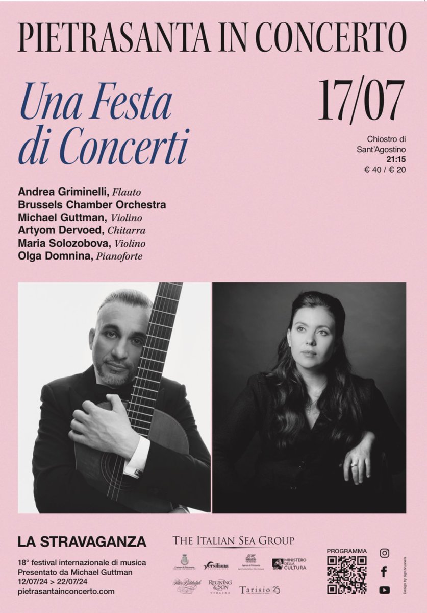 Tonight at the Pietrasanta in Concerto Festival performing A.G. Abril’s Concierto Mudejar. 

#classicalmusic #classicalguitar