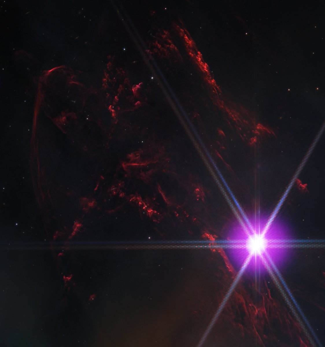 Goodable's tweet photo. On the top right, you'll see a formation of gasses.

We know they're just gases, but we can't help thinking about the spider monster from @Stranger_Things.

Hey @Chandraxray, should we be worried? https://t.co/mV7mcPCdXW