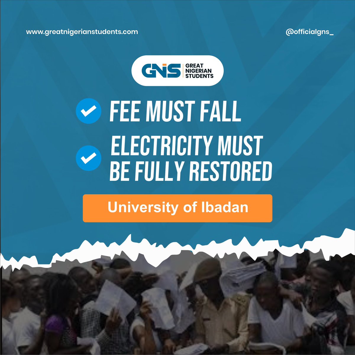 officialgns_'s tweet photo. 𝐁𝐫𝐢𝐧𝐠 𝐛𝐚𝐜𝐤 𝐭𝐡𝐞 𝐔𝐈 𝐰𝐞 𝐤𝐧𝐨𝐰!!.
𝐖𝐡𝐞𝐧 𝐒𝐭𝐮𝐝𝐞𝐧𝐭𝐬 𝐕𝐨𝐢𝐜𝐞 𝐎𝐮𝐭 𝐢𝐧 𝐔𝐧𝐢𝐬𝐨𝐧, 𝐓𝐡𝐞𝐲 𝐌𝐚𝐤𝐞 𝐂𝐡𝐚𝐧𝐠𝐞𝐬
With one voice, we join Uites to say

No to School Fee Hike and Unreliable Power Supply Learn More;
https://t.co/nMYwiWWXco
   #Protest https://t.co/P8DR9Qc9jr