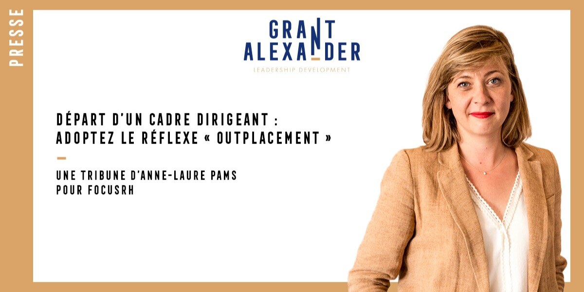 [📢 PRESSE]
Les bénéfices de l'outplacement pour les cadres dirigeants et les entreprises ! 
Une tribune d'@al_pams, directrice de Grant Alexander - Leadership Development et Executive Coach, publiée aujourd’hui sur <a href="/focusrh/">focusrh</a>.
eu1.hubs.ly/H0bfXp40