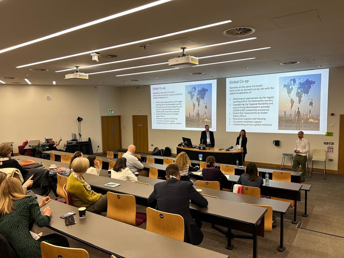 InternshipNet's tweet image. During #iicdublin2024, colleagues from the University of Arizona presented on integrating equity and expanding professional imagination. Colleagues from Northeastern University shared successful practices to engage and enhance collaboration across a global network.