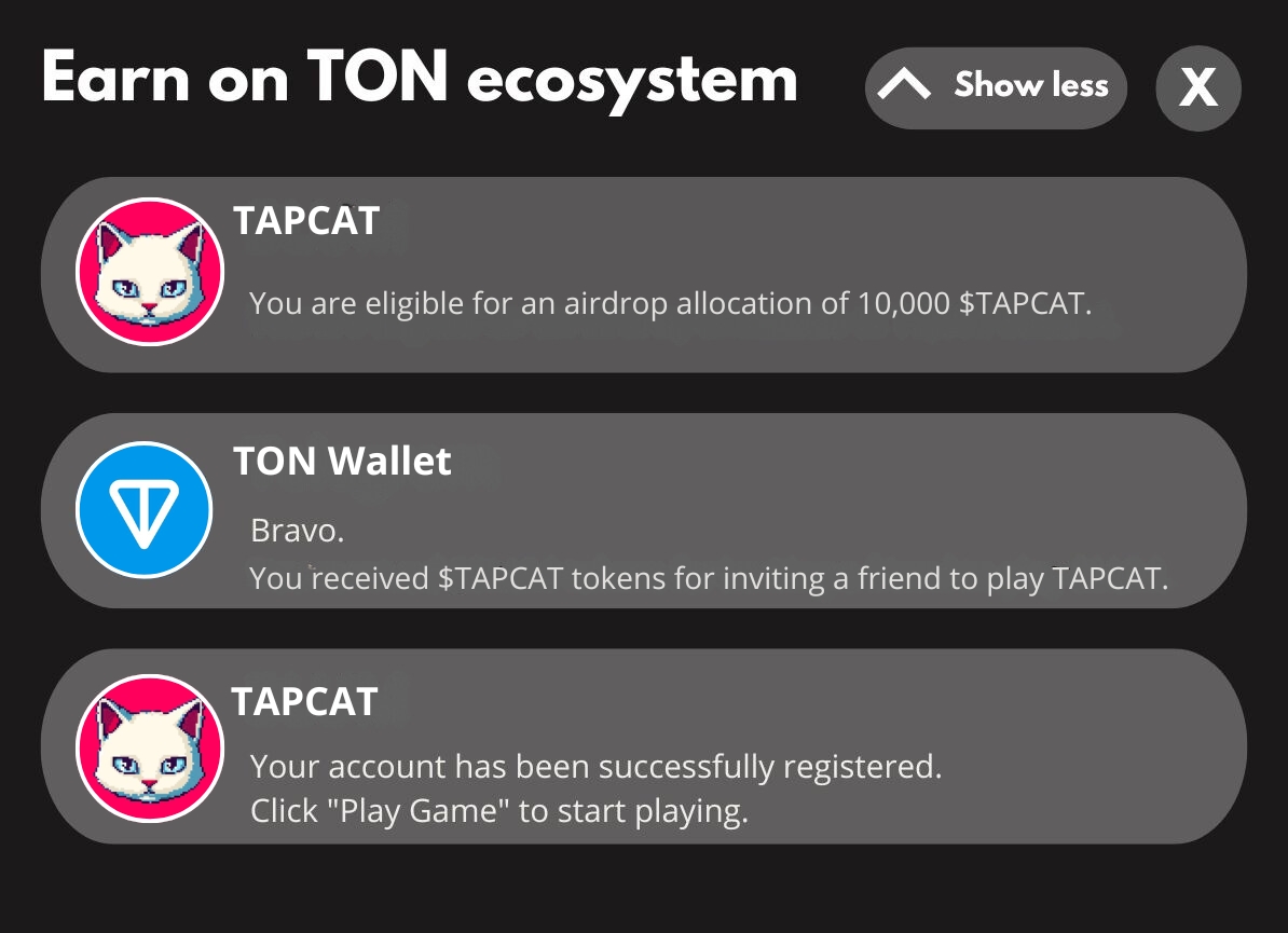 I earn $250 every day just by using my phone.

$TAPCAT is a newcomer in the world of apps that surpasses $NOT far.

For earning, you don't need experience, just a phone and a bit of free time.

How to make $3K+ a month using this crypto app🧵👇