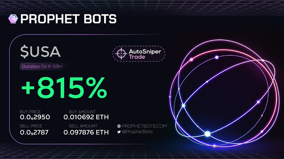 cryptohtalez's tweet photo. Lovely way to wake up on the west coast fam! Next leg up to final TP 🙌🏽🙌🏽  Appreciate all the efforts the #ProphetBot team have dedicated into this vision and ecosystem 👏🏽👏🏽

Mad props to the entire team 🔥🔥$PROPHET #autosniper @ProphetBots https://t.co/vU3yc6kTgD