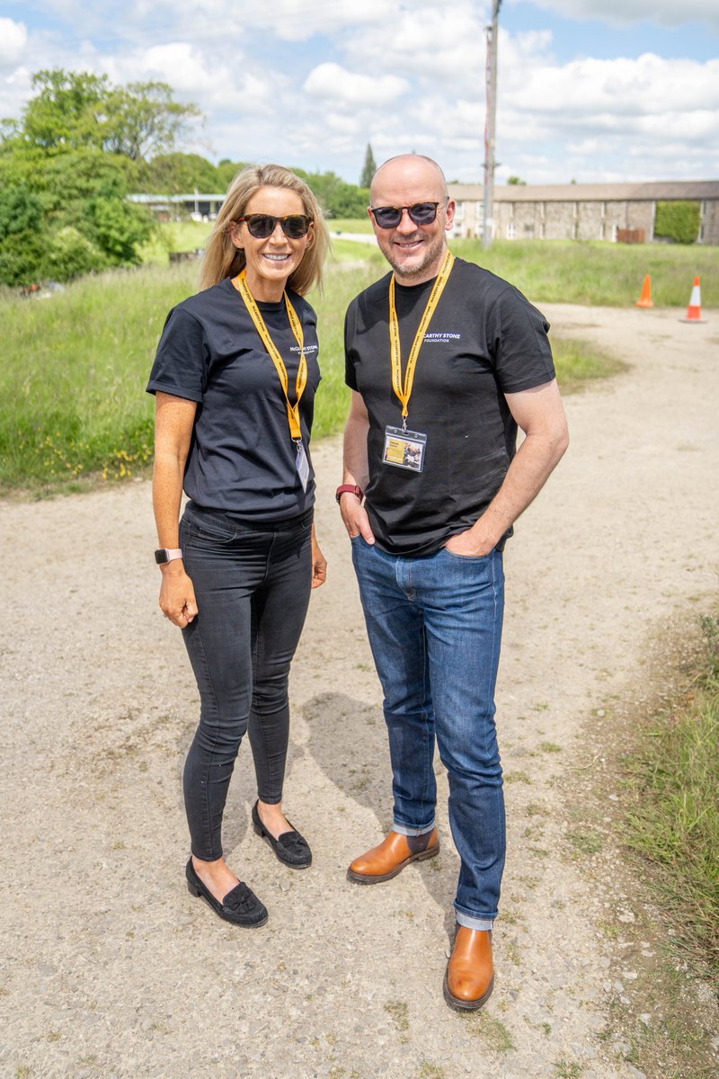 The Foundation's team do manage to get out of the office every now and then. Here they are pictured at the @McCarthyStone Northern Division fundraising event recently in Skipton, Yorkshire...