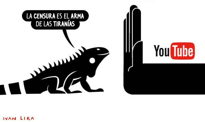 La cuenta Youtube de Laiguanatv fue bloqueada  hasta el 29 de julio, es decir, después de las elecciones